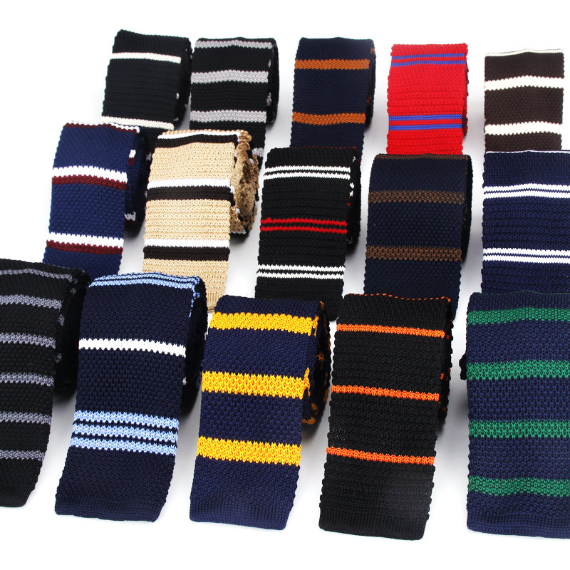 Skinny Tie Men - Costumes de mode tricotés pour hommes,