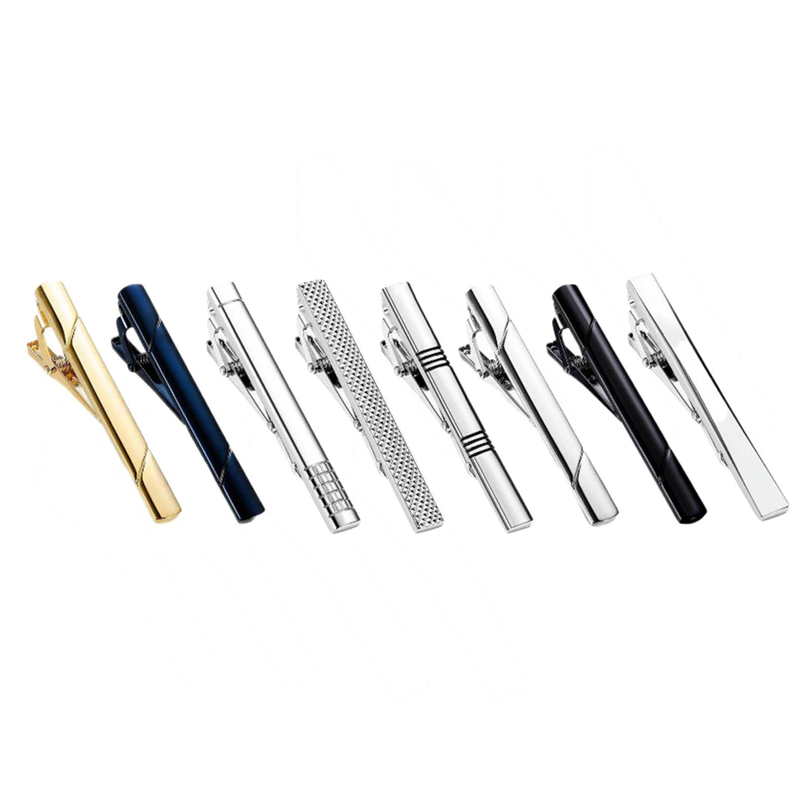 Lot de 8 pinces à cravate univ - Tie Bar Set Gift avis et prix